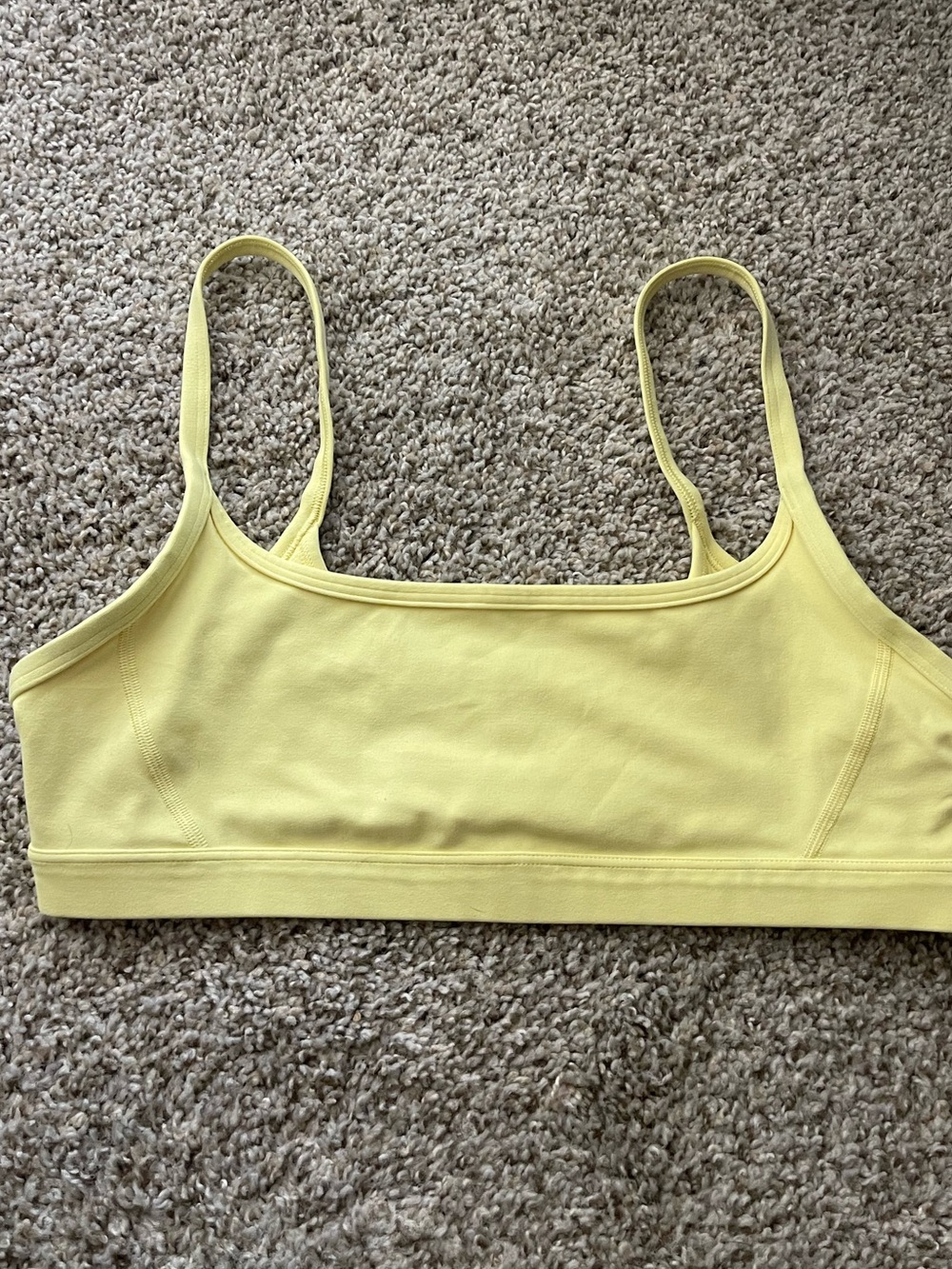 athleta yellow sports bra